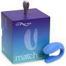 Вибратор для пар WE-VIBE MATCH голубой SNATSG5